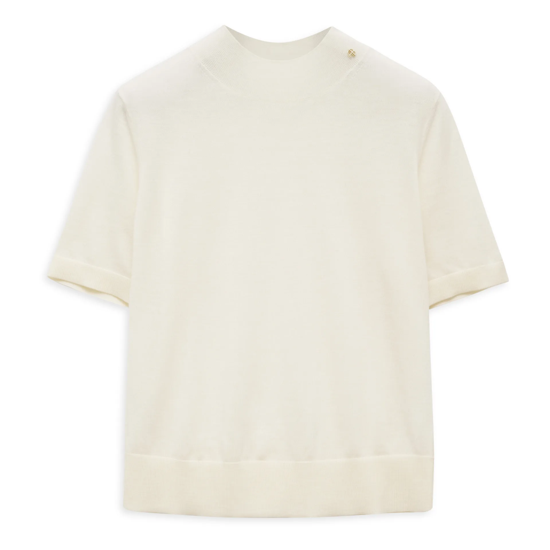 Anine Bing Beige Monique Merino Wool And Cashmere Jumper