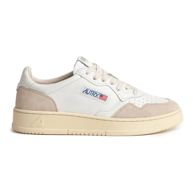 Baskets Medalist Low Cuir/Suède | Blanc