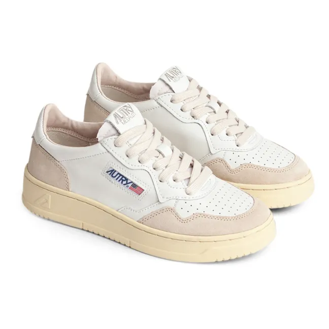 Baskets Medalist Low Cuir/Suède | Blanc