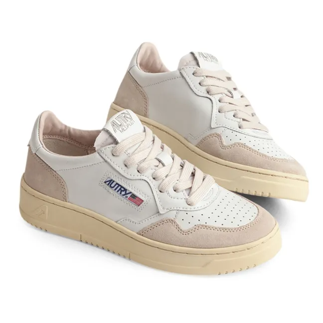 Baskets Medalist Low Cuir/Suède | Blanc
