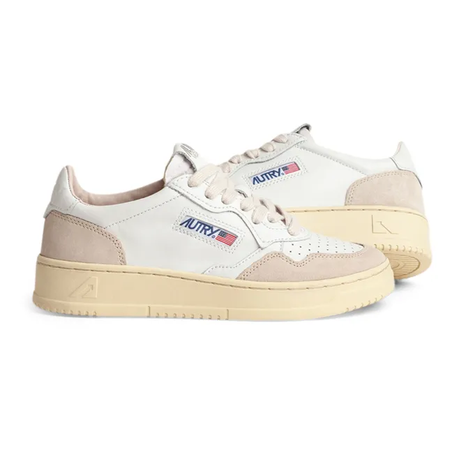 Baskets Medalist Low Cuir/Suède | Blanc