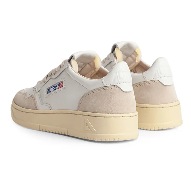 Baskets Medalist Low Cuir/Suède | Blanc