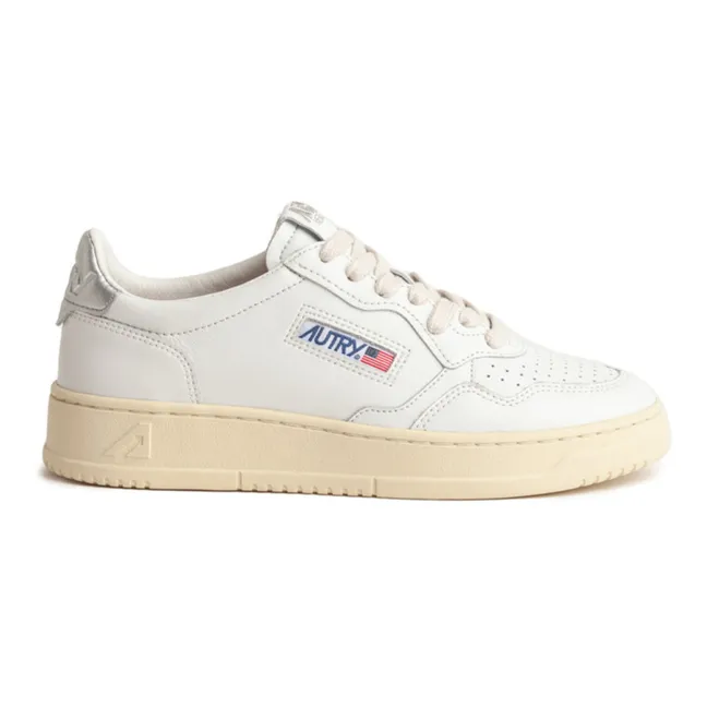 Baskets Medalist Low Cuir | Argenté