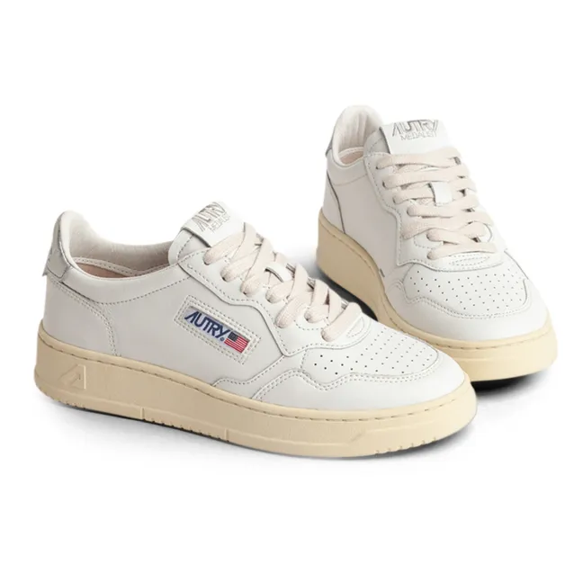 Baskets Medalist Low Cuir | Argenté
