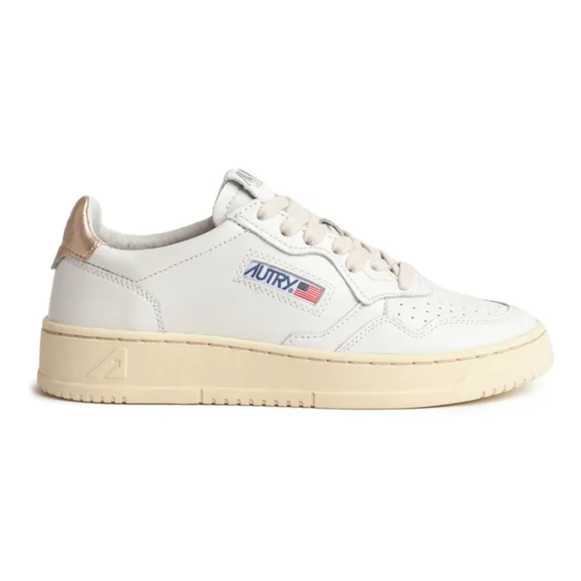 Baskets Medalist Low Cuir | Doré