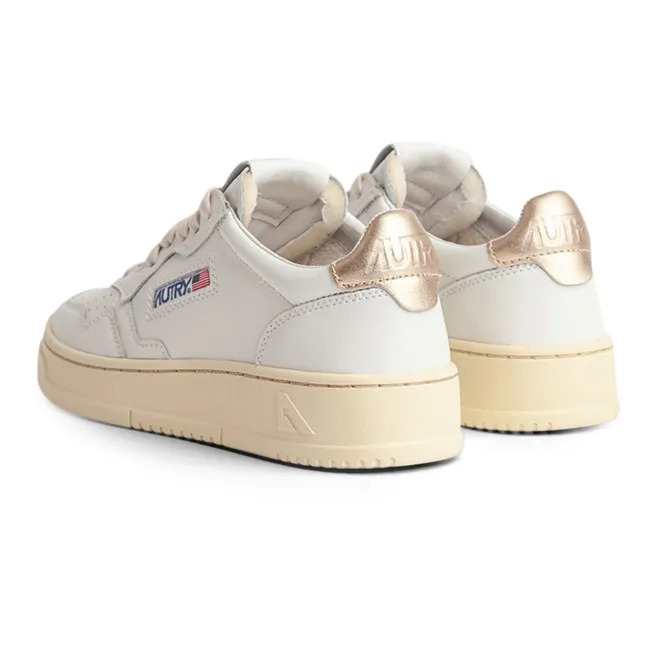 Baskets Medalist Low Cuir | Doré