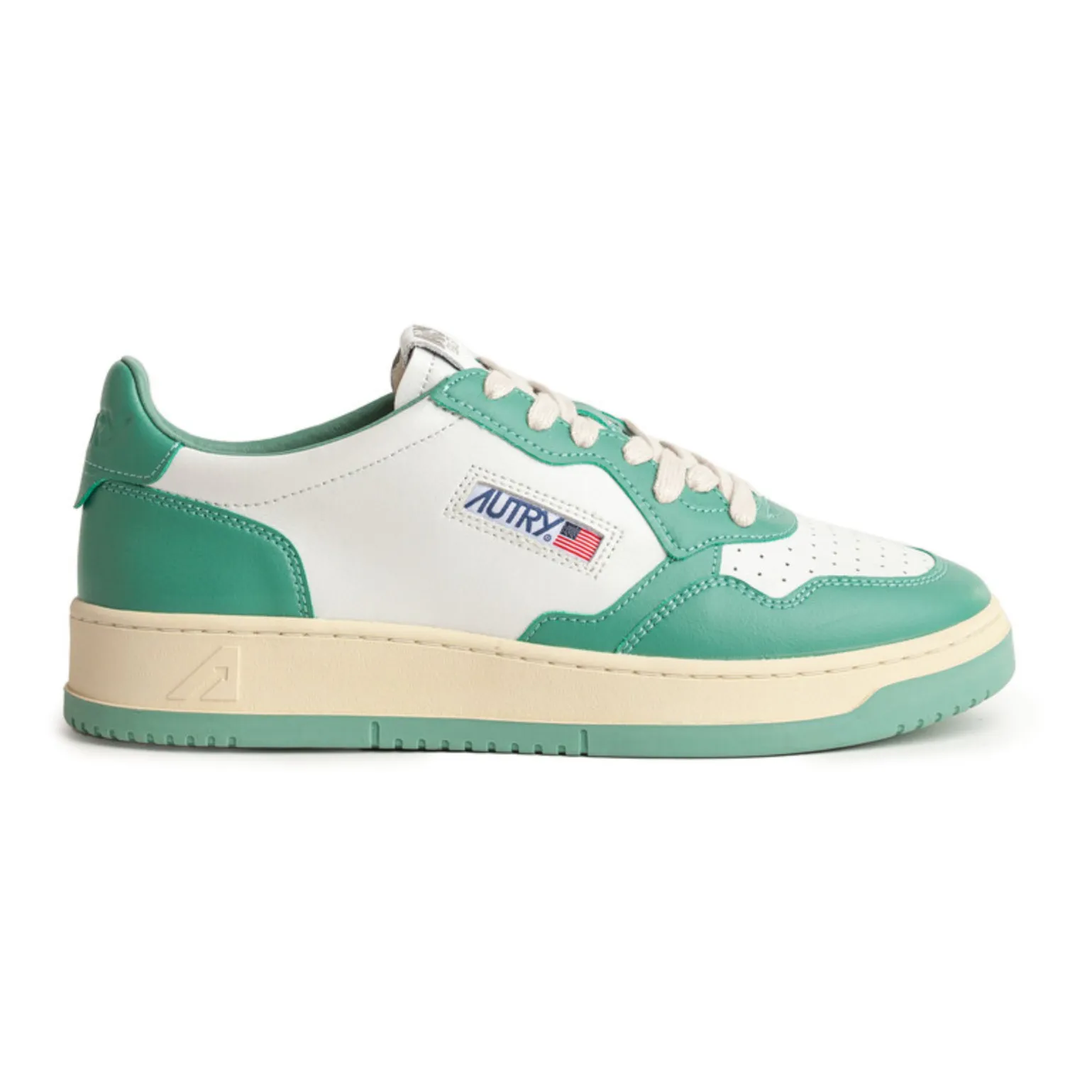 Autry - Medalist Low Bicolour Sneakers - Turquoise | Smallable