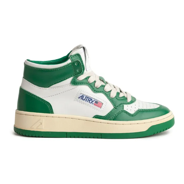 Medalist Mid Two-tone Sneakers | Green