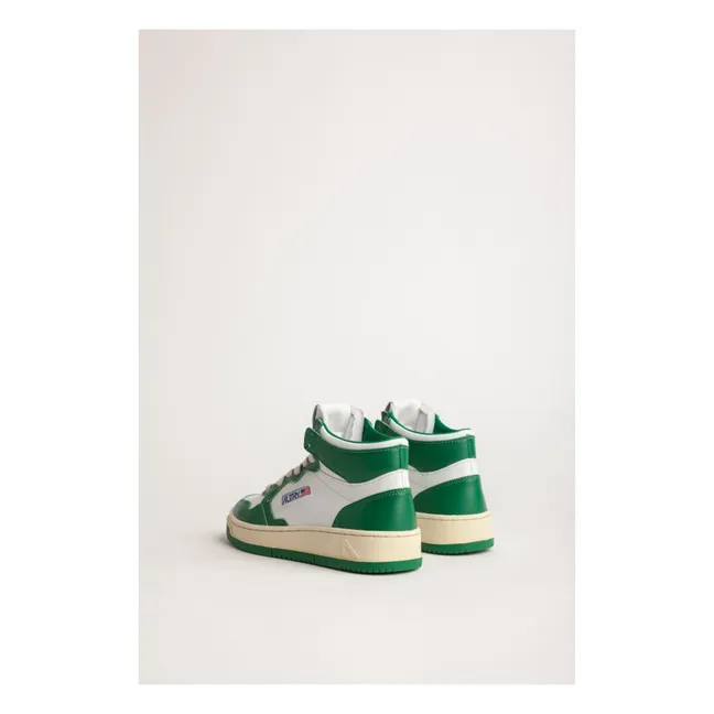 Medalist Mid Two-tone Sneakers | Green