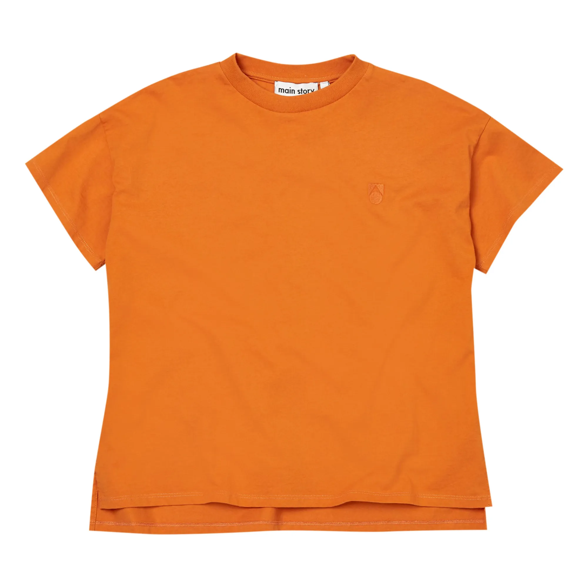 Main Story Orange Oversize Organic Cotton T-Shirt