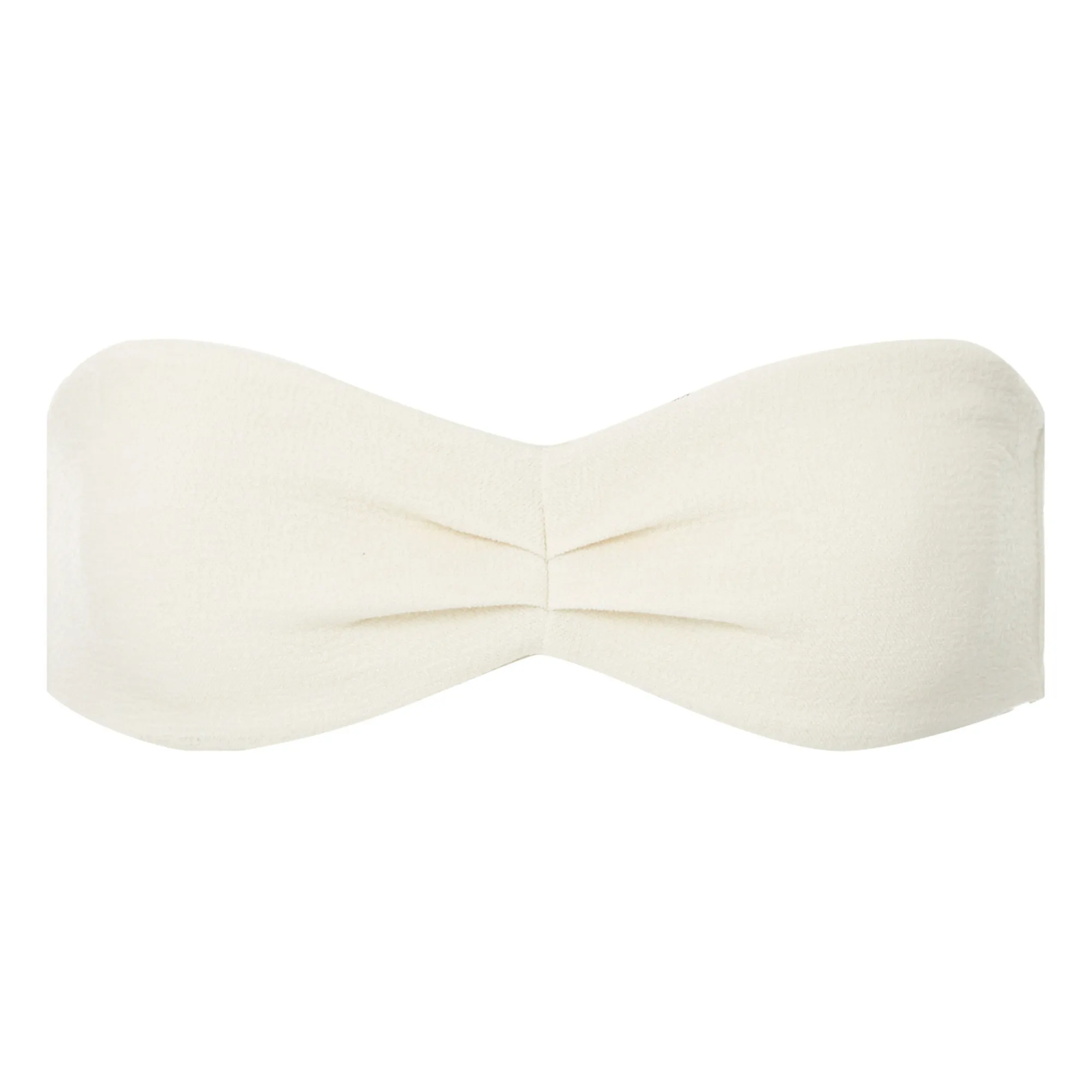 Ziah Ecru Hardi Bandeau Bikini Top