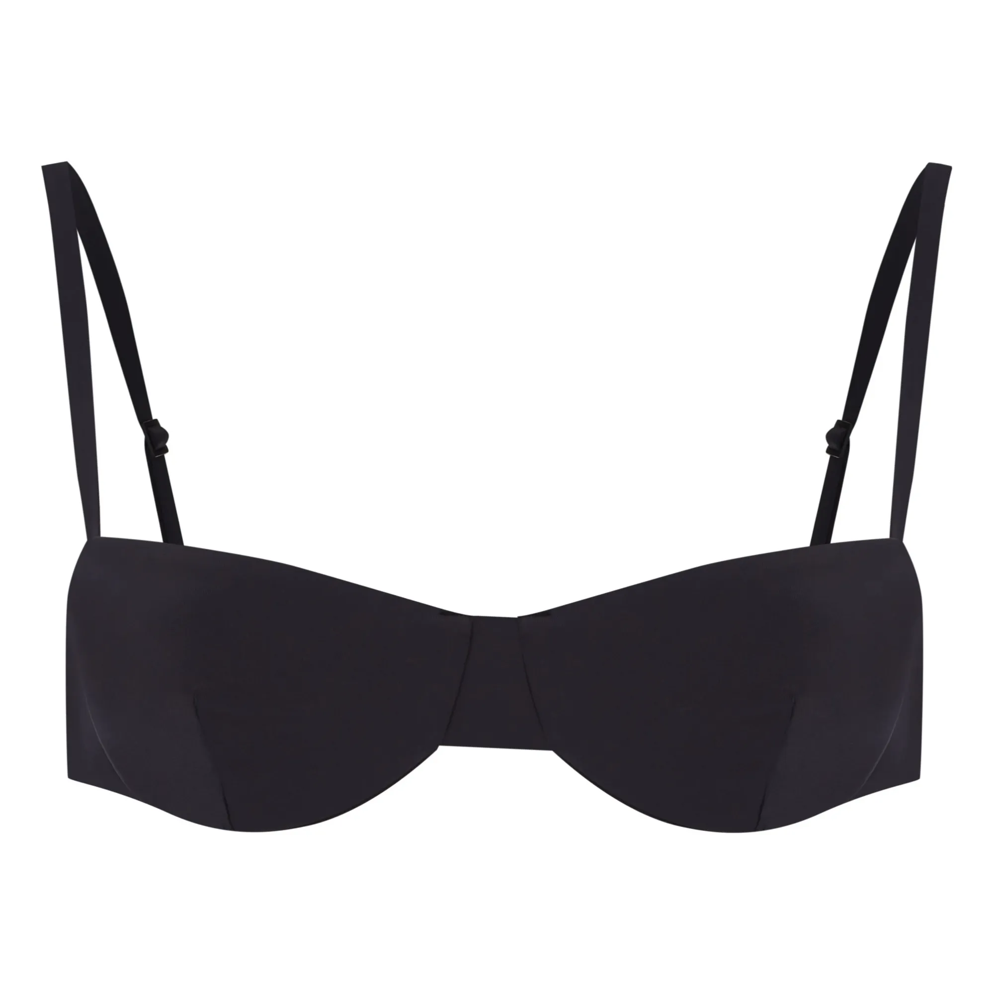 Ziah Black Classic Balconette Bikini Top