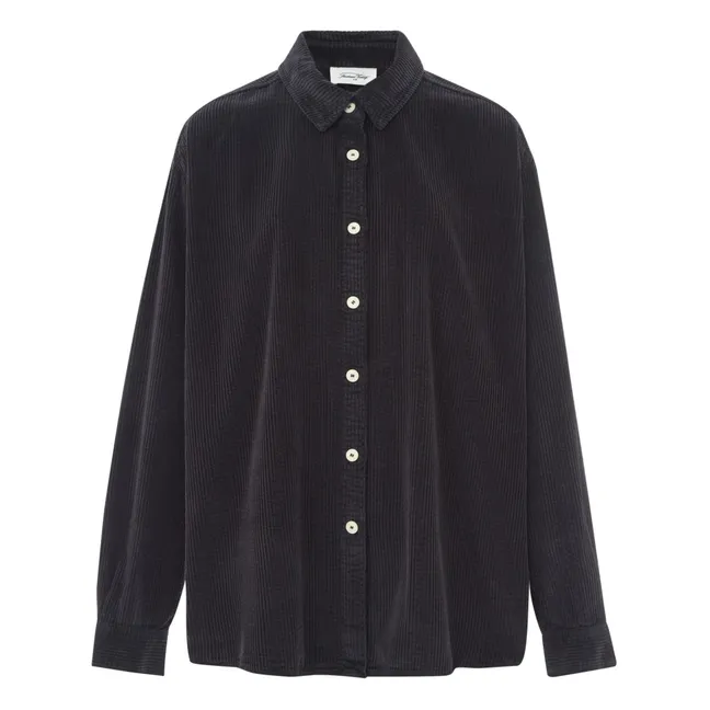 Sur-Chemise Velours Côtelé Padow | Carbone