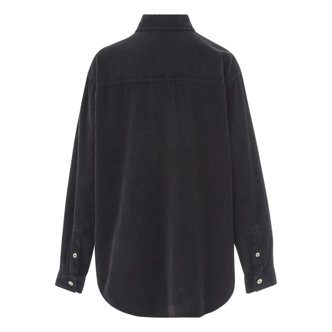 Sur-Chemise Velours Côtelé Padow | Carbone