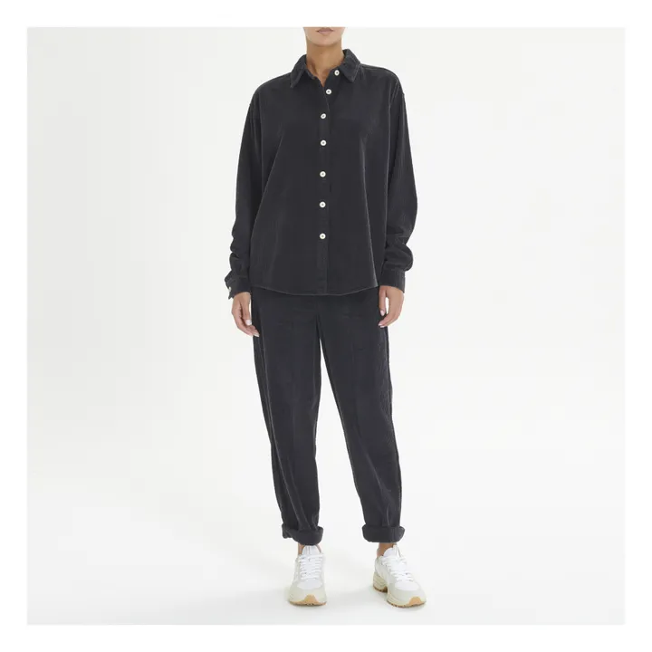 Padow Corduroy Overshirt | Carbon- Product image n°1