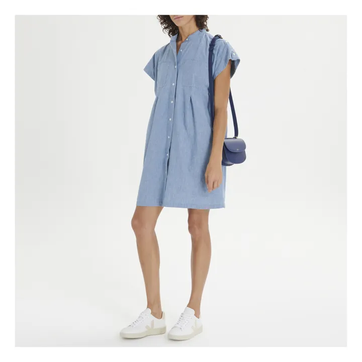 Aurelia Dress in Pale Blue Aurelia Dress in Pale Blue