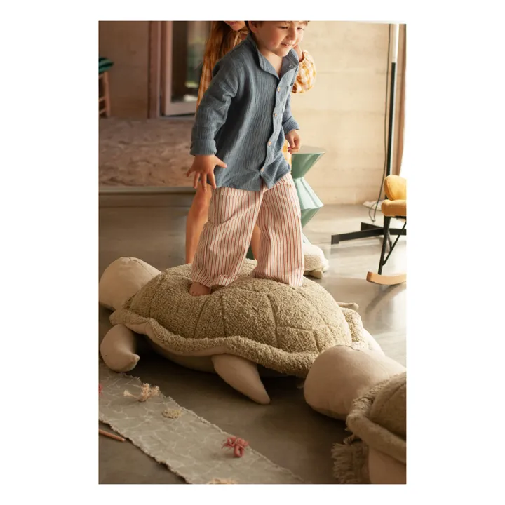 Mrs Turtle pouffe | Olive- Product image n°5