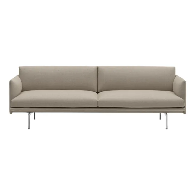 Outline-Sofa, 3 Seater | Sandfarben