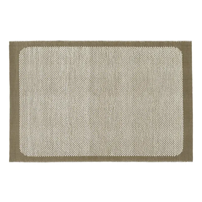 Tapis Pebble | Vert kaki