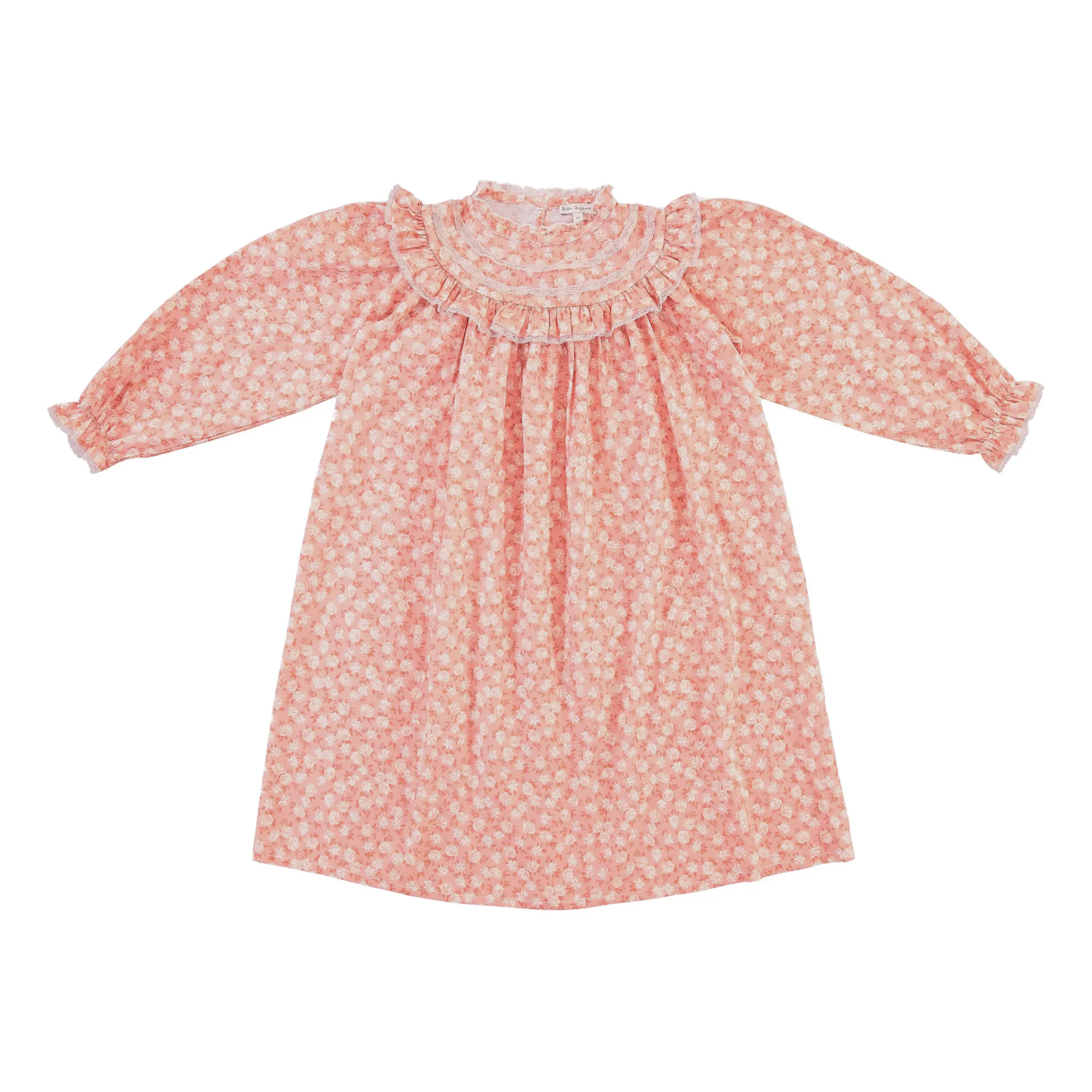 Bebe Organic Powder Pink Millie Floral Dress