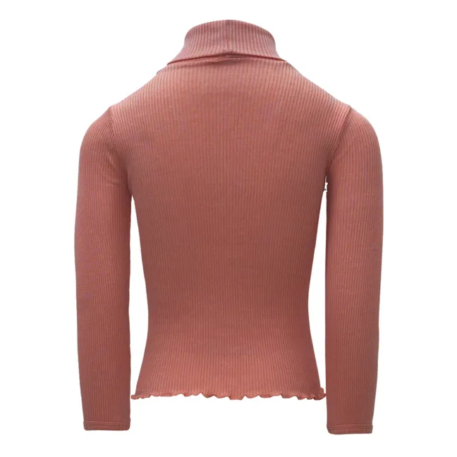 Bui Seamless Silk and Cotton Jumper | Dusty Pink