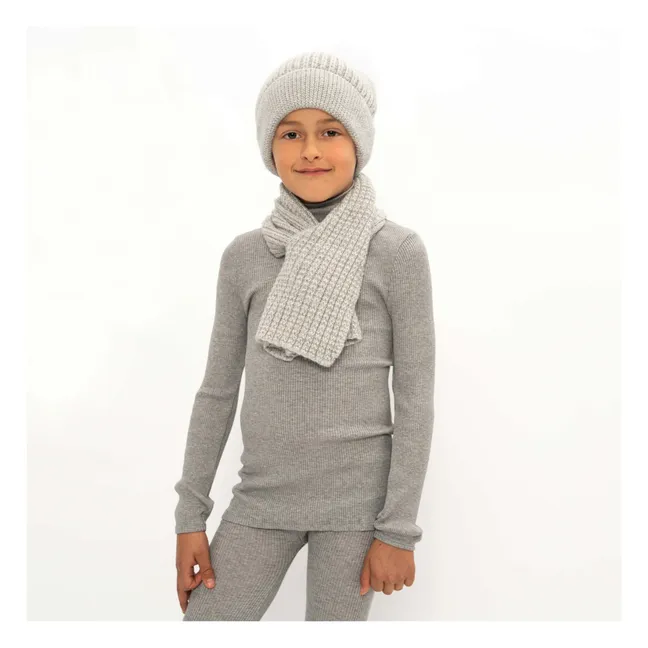 Bui Cotton and Silk Roll Neck Sweater | Grey