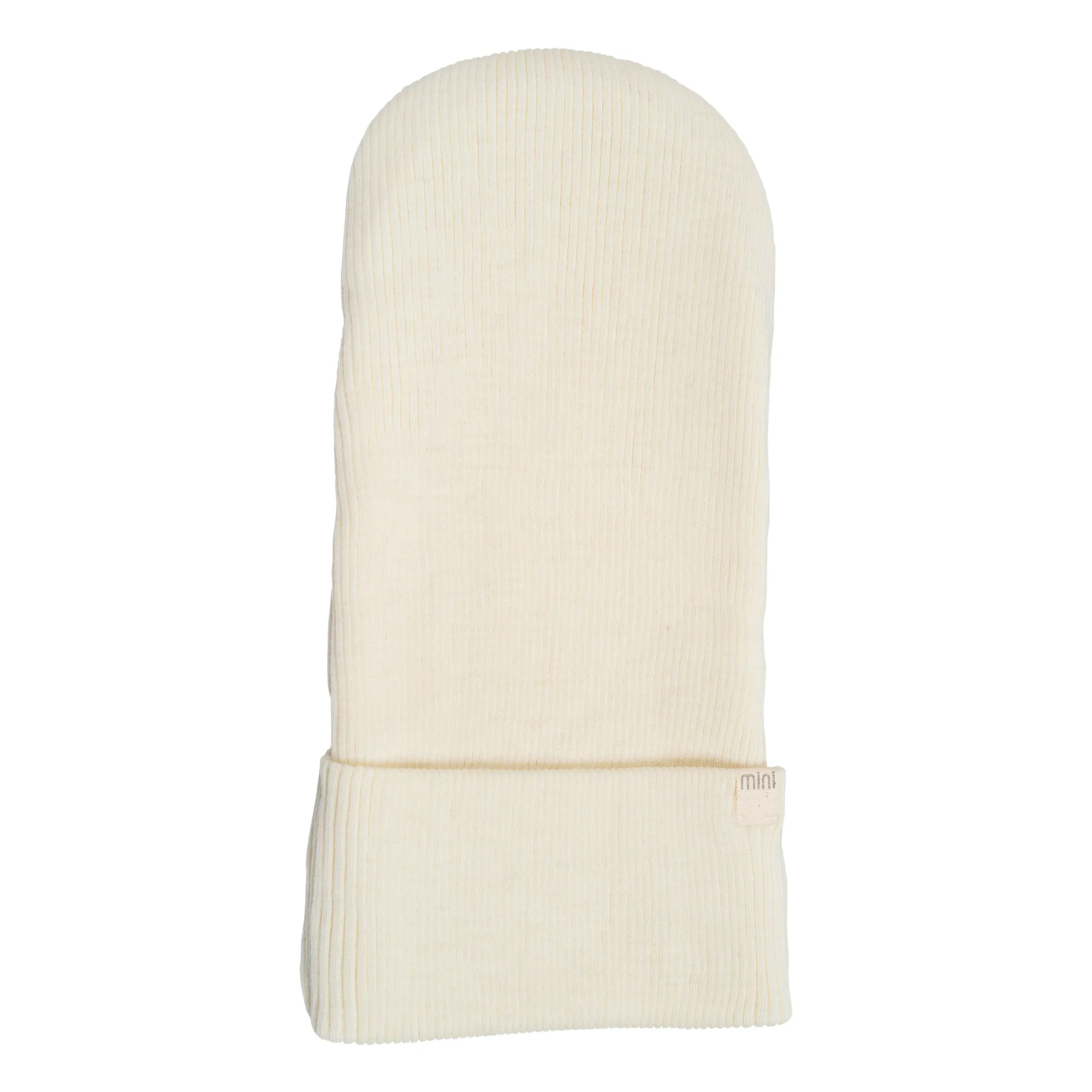 Minimalisma Ecru Arvid Merino Ribbed Beanie