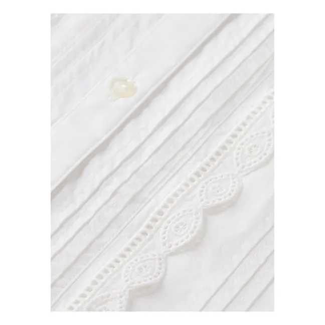 Broderie Anglaise shirt | White