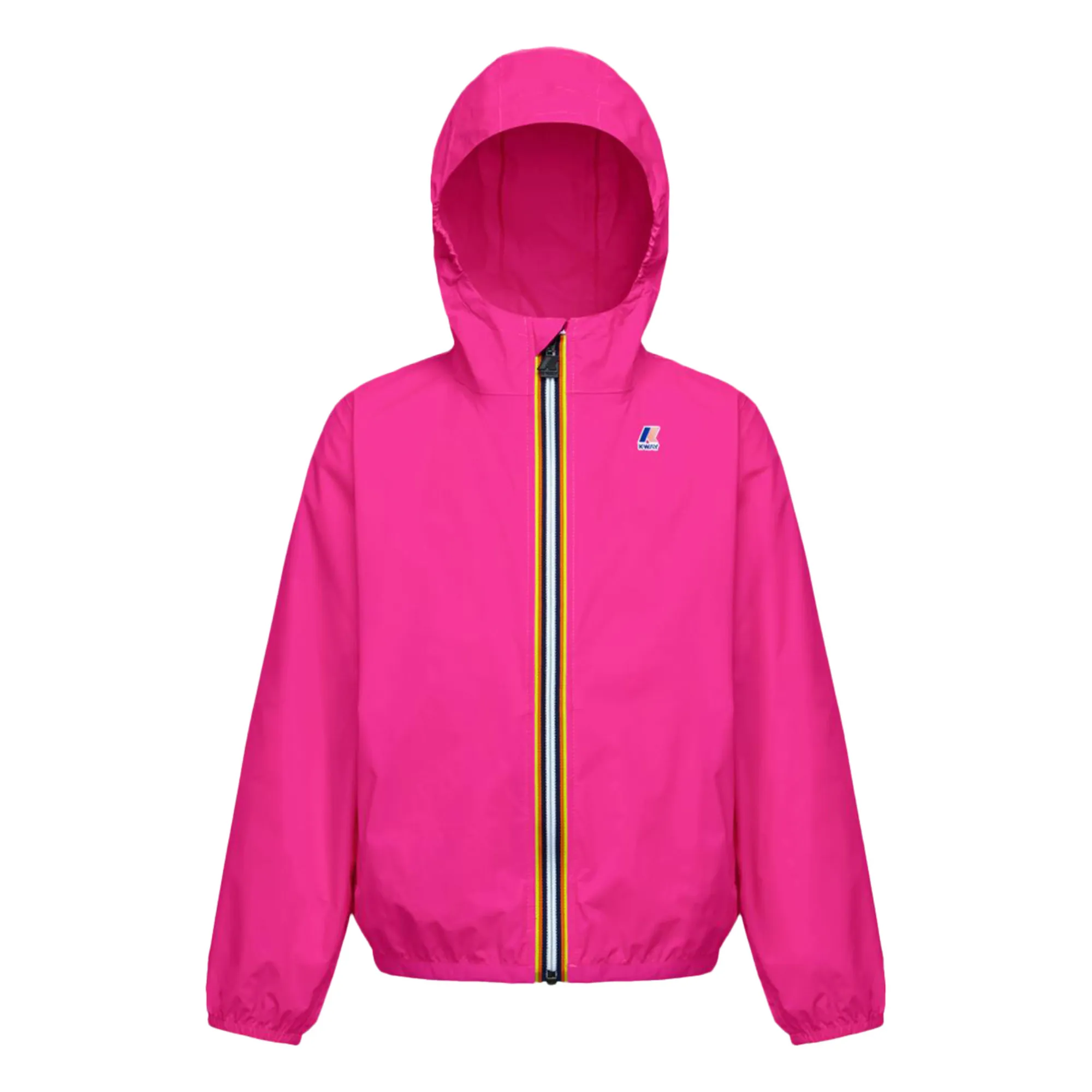 K-Way Fuchsia Le Vrai 3.0 Claude Waterproof Windbreaker