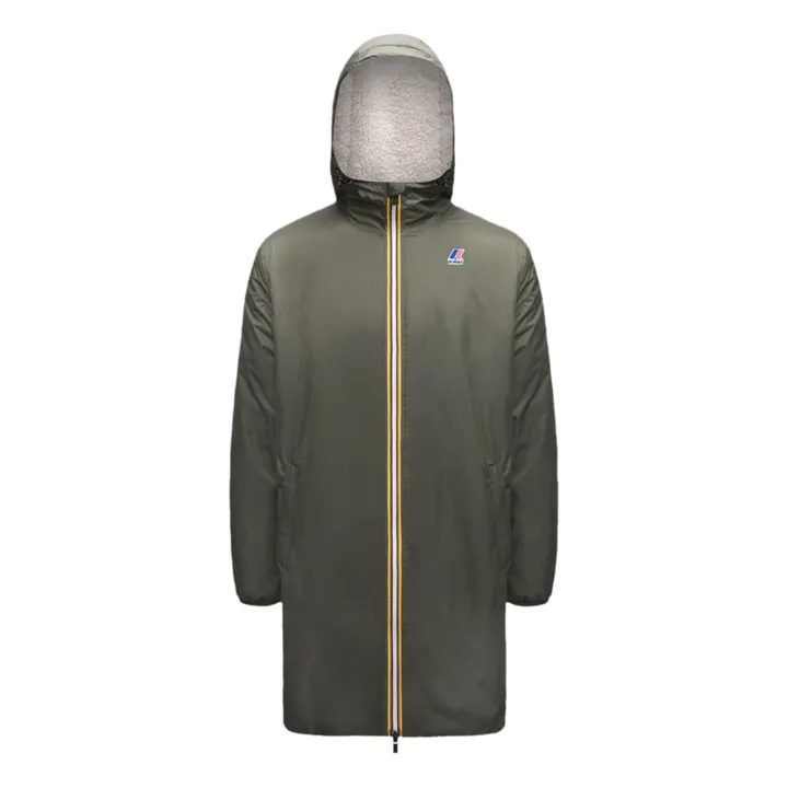 Parka Imperméable Le Vrai 3.0 Eiffel Orsetto | Gris vert- Image produit n°0