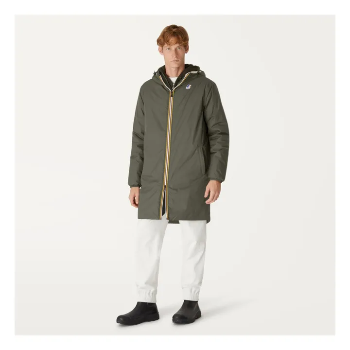 Parka Imperméable Le Vrai 3.0 Eiffel Orsetto | Gris vert- Image produit n°1