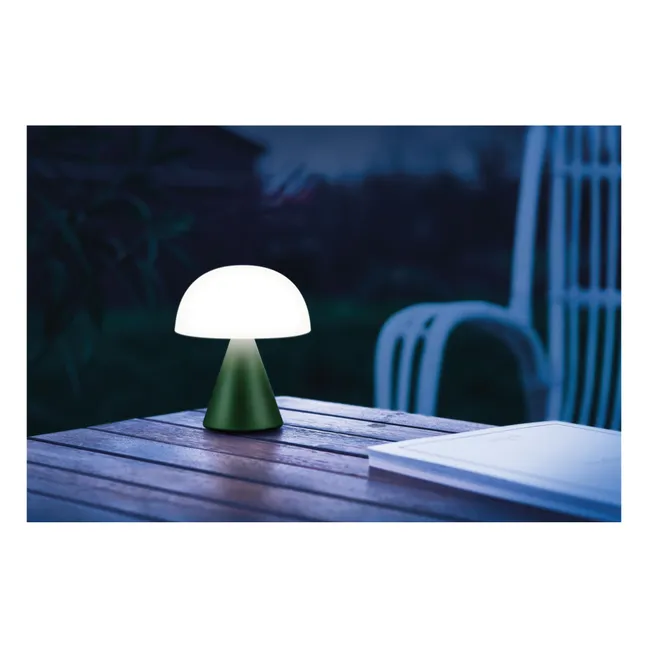 Lampe à poser Mina | Vert foncé