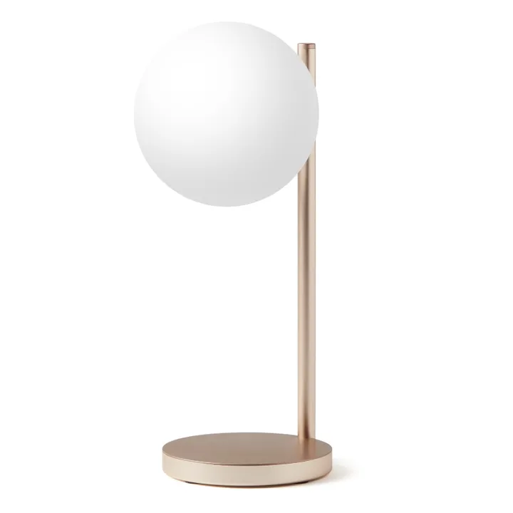 Lampada da tavolo a LED e supporto di ricarica Bubble | Gold- Immagine del prodotto n°0