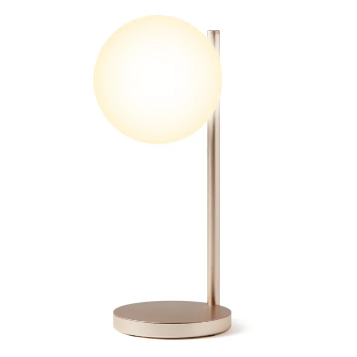 Lampada da tavolo a LED e supporto di ricarica Bubble | Gold- Immagine del prodotto n°3