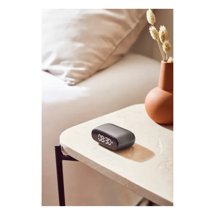 Mini réveil Minut | Gris métal- Image produit n°2