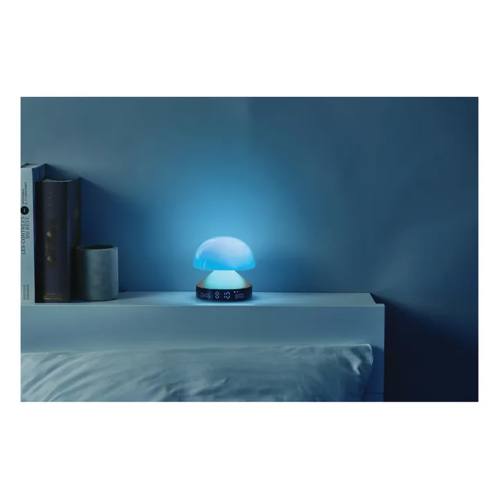 Simulateur D'aube Et Réveil NAF NAF ZEN - Lampe LED Multicolore, Son MP3/FM/nature, Chargeur USB - Réveil En Douceur