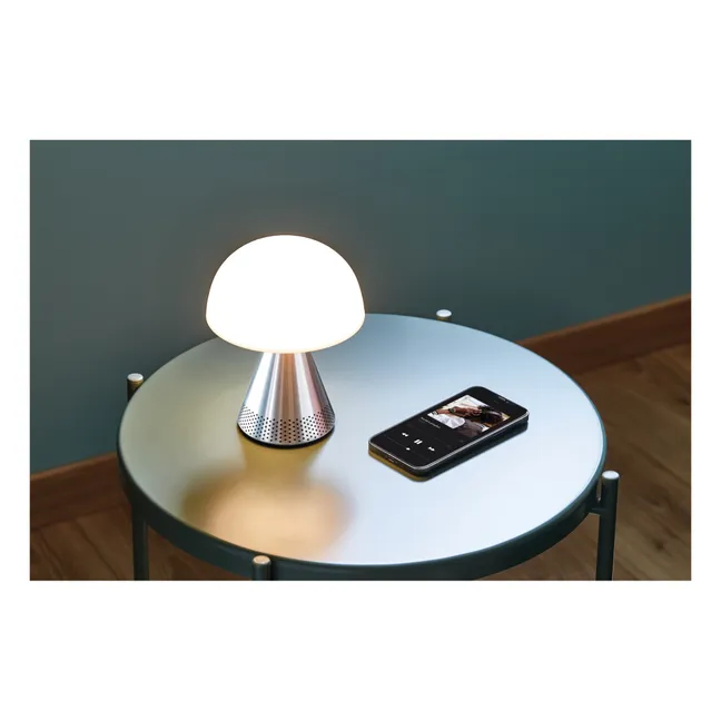 Lampada da tavolo Mina Audio | Alluminio