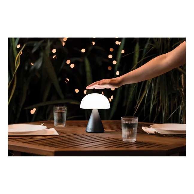 Mina Audio Table Lamp | Steel Grey