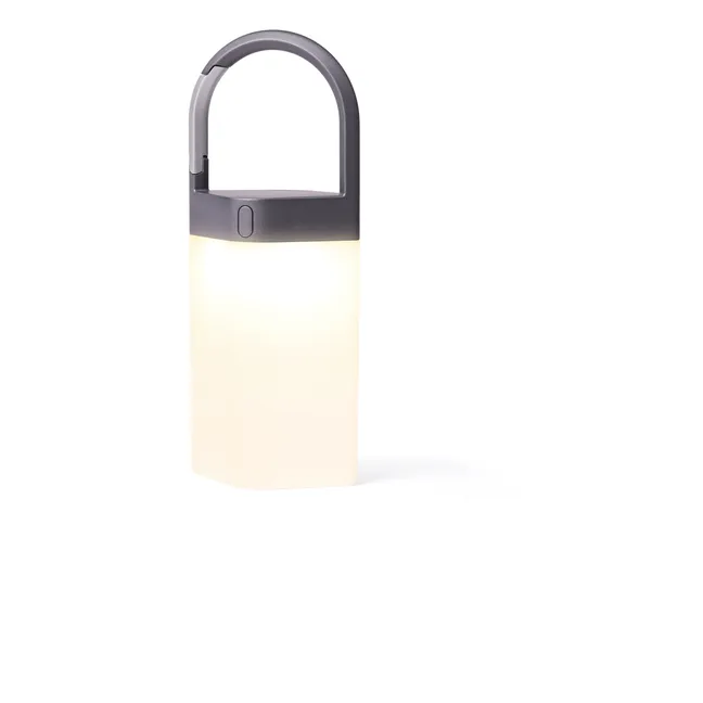 Lampe portable LED d'extérieur Horizon Hanging | Gris métal