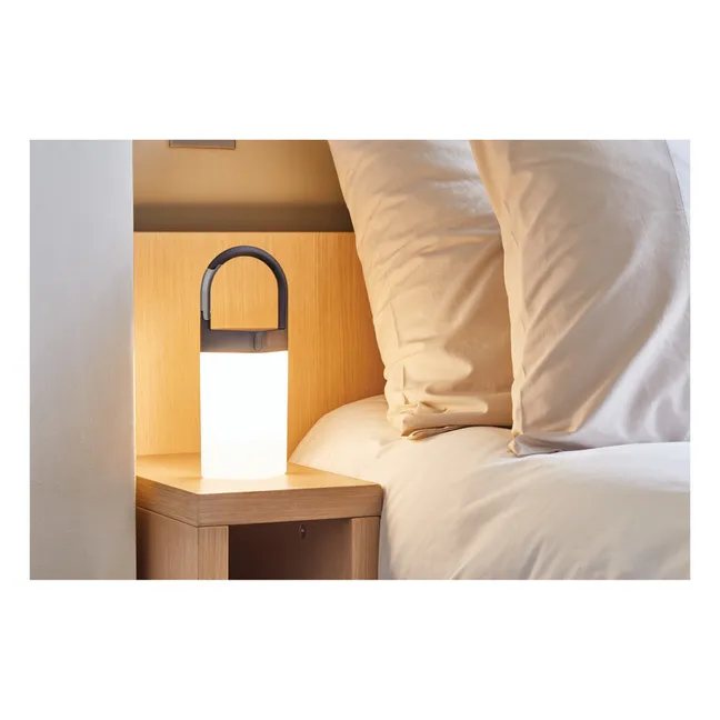 Lámpara LED portátil para colgar de exterior Horizon | Gris metal