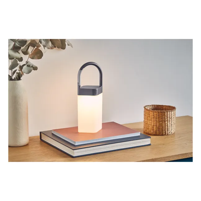 Lampe portable LED d'extérieur Horizon Hanging | Gris métal