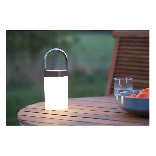 Lampe portable LED d'extérieur Horizon Hanging | Gris métal