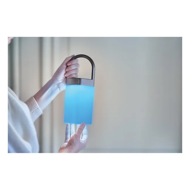 Lampe portable LED d'extérieur Horizon Hanging | Gris métal