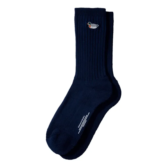 Duck Socks | Navy blue