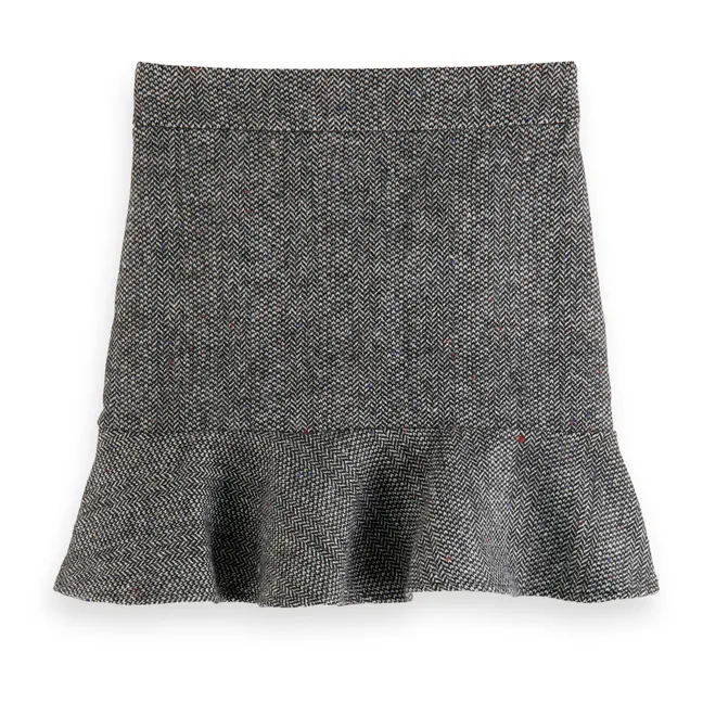 Herringbone-Rock | Grau Meliert