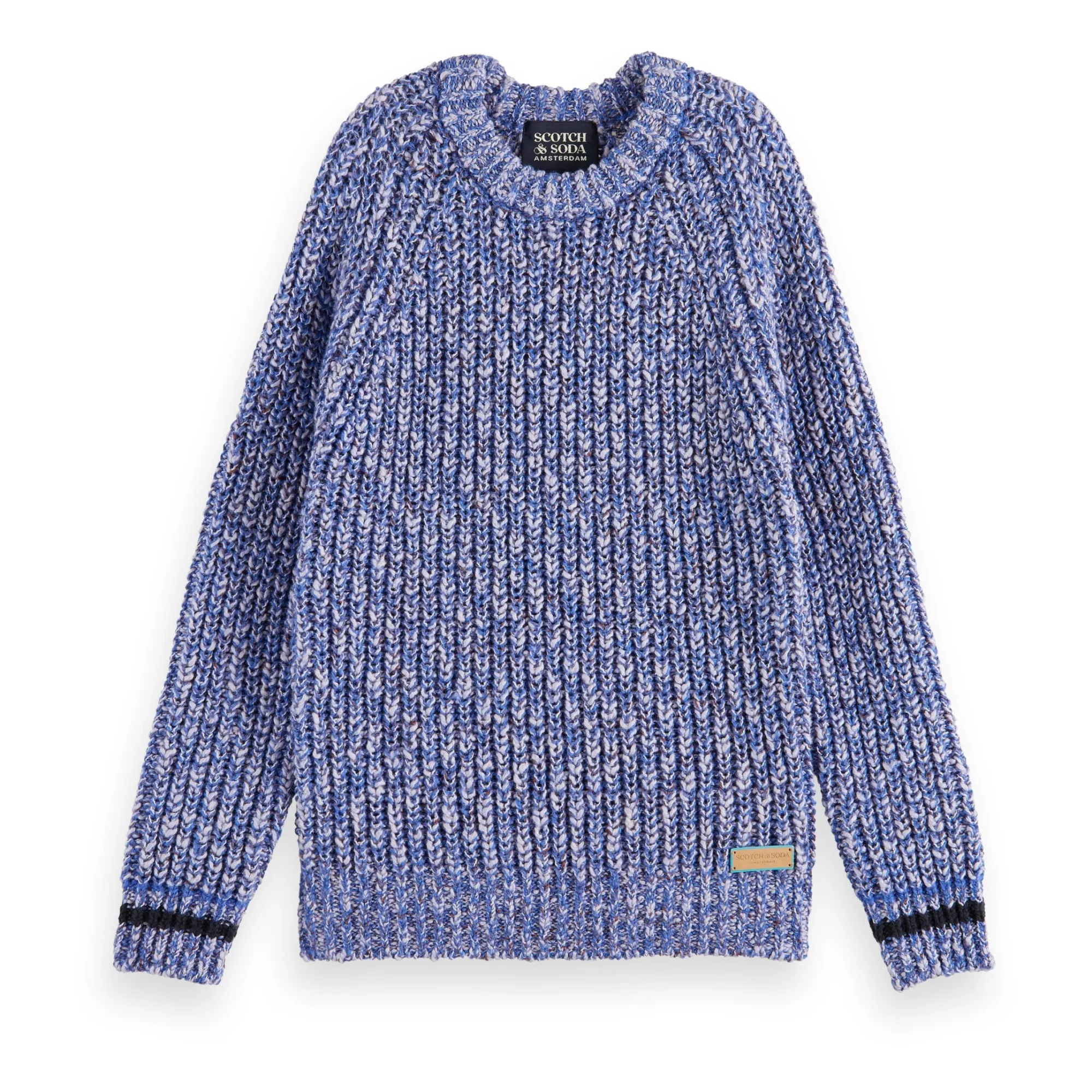 Scotch & Soda Blue Jacquard Pullover