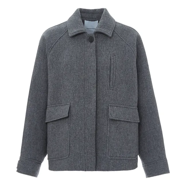 Chaqueta de lana | Gris graphite