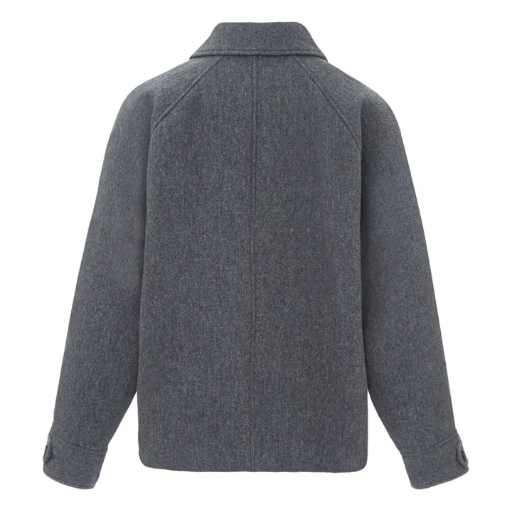 Caban Laine | Gris graphite- Image produit n°1