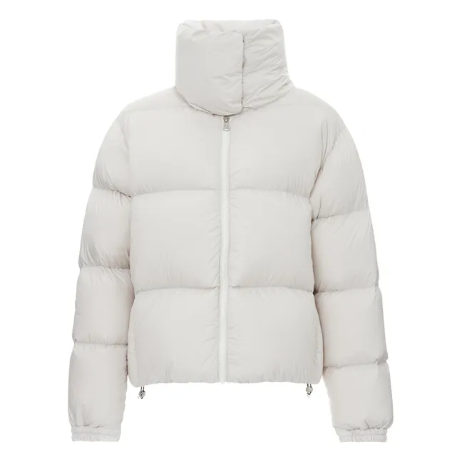 Women's Turtleneck Puffer Jacket | Ecru