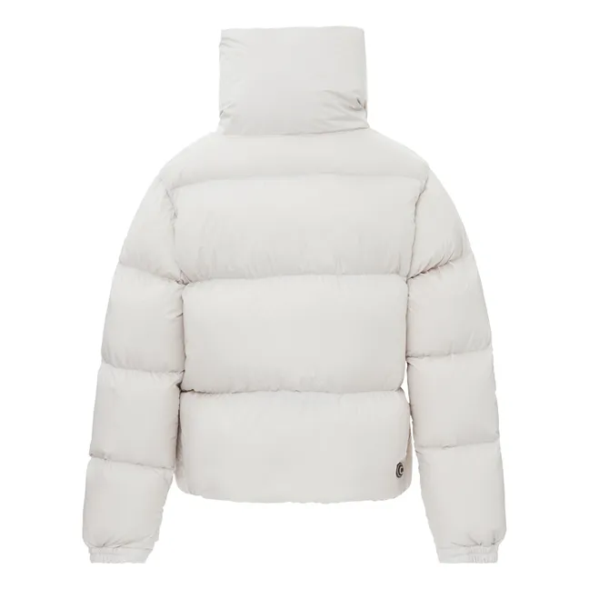 Women's Turtleneck Puffer Jacket | Ecru